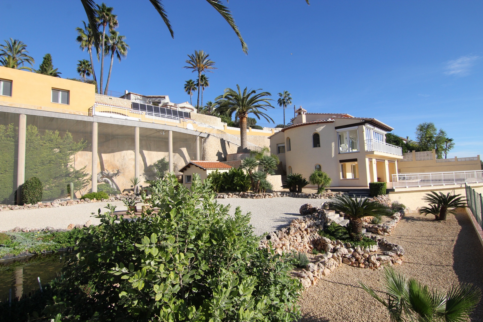 Villa for sale with stunning views, two plots and swimming pool.