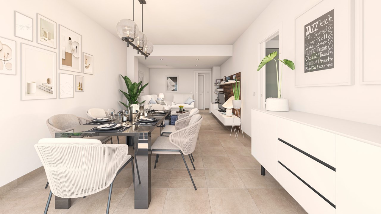 Newly built apartments for sale in Moraira.